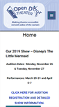 Mobile Screenshot of opendoortheater.org